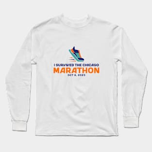 I Survived the Chicago Marathon Long Sleeve T-Shirt